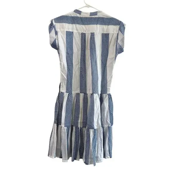 Oliphant Roll Sleeve Dress Blue Mali - Picture 6 of 10